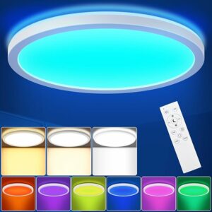 "EDEN" Plafonnier RGB avec télécommande