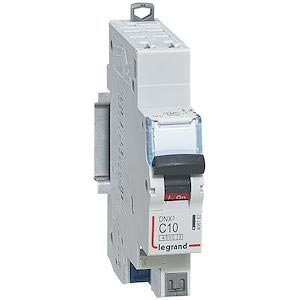 Disjoncteur DNX³ 4500 | auto|auto | U+N 230V~ 10A | 4.5kA | courbe C | 1 module