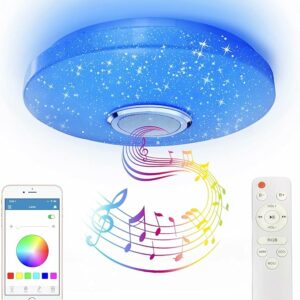 "LEYO" Plafonnier LED RGB Musicale