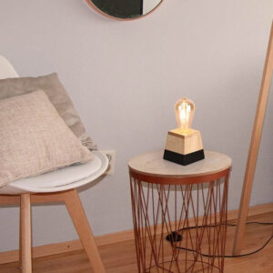 "MILA" Lampe de table en Bois