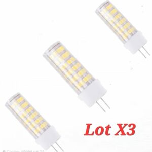 Ampoule LED G4 bi-pin 12V AC-DC 5W Lot X3