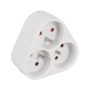 MUTLTIPRISE TRIANGLE Blanche 3x 16A