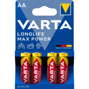 VARTA 4 PILES AA-LR6 ALCALINES Longlife Max Power