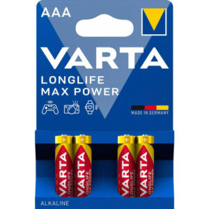 VARTA 4 PILES AAA-LR3  ALCALINES Longlife Max Power