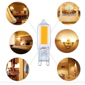 Ampoule LED G9 2W COB 360° 220-240V AC Lot X1
