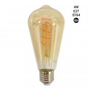 Ampoule led filament Edison E27 ST64-4W