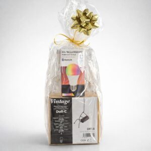 Lot “LUMY” Suspension grimpante avec plafonnier + 1 Ampoule Led smart wifi E27 RGB-CCT 9W