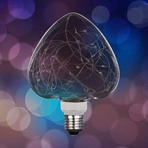 "COEUR" Ampoule avec guirlande Led intégrée