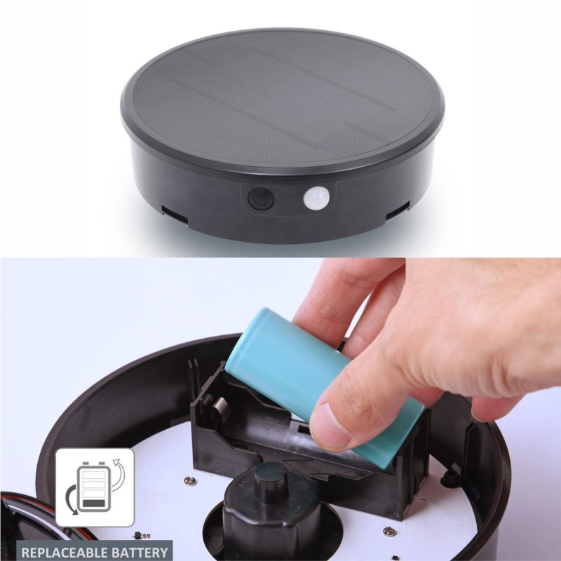 "JOSE" Applique murale solaire capteur PIR - 4000K – Image 3