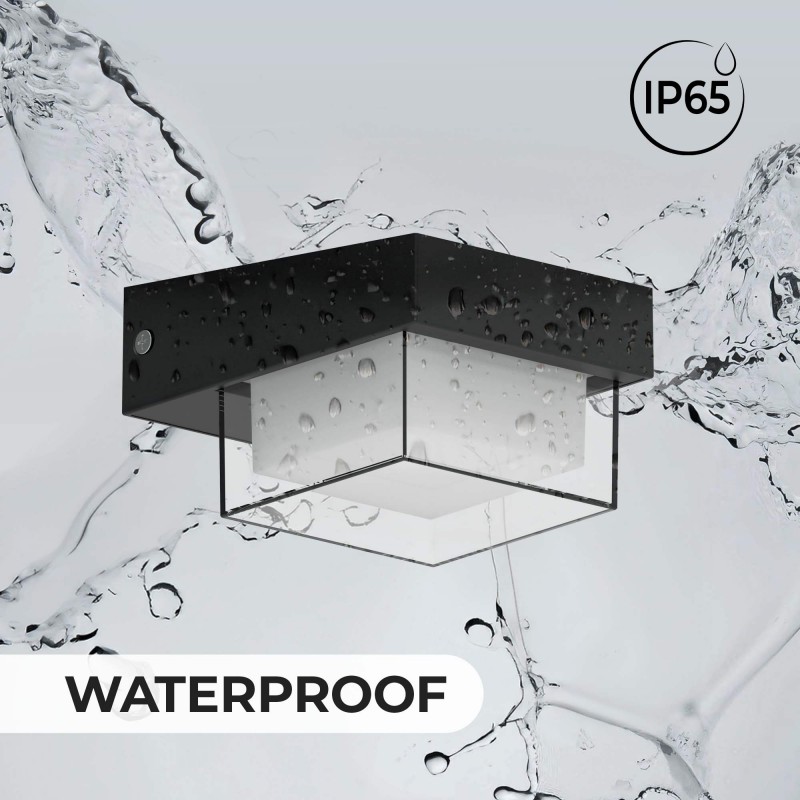 Lampe LED 360LM solaire - avec capteur micro-onde - 3000K - IP65 – Image 8