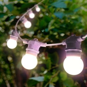 Câble guirlande guinguette extérieur 10 mètres - IP44 ampoules non inclus