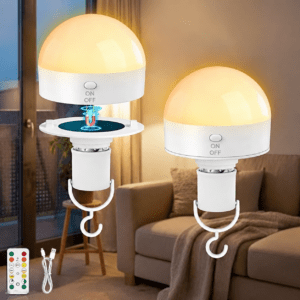 Ampoule Led rechargeable CCT avec télécommande E27 500Lm 10W