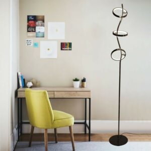 "CIRCUS" Lampadaire LED en aluminium-15W-Lumière chaude